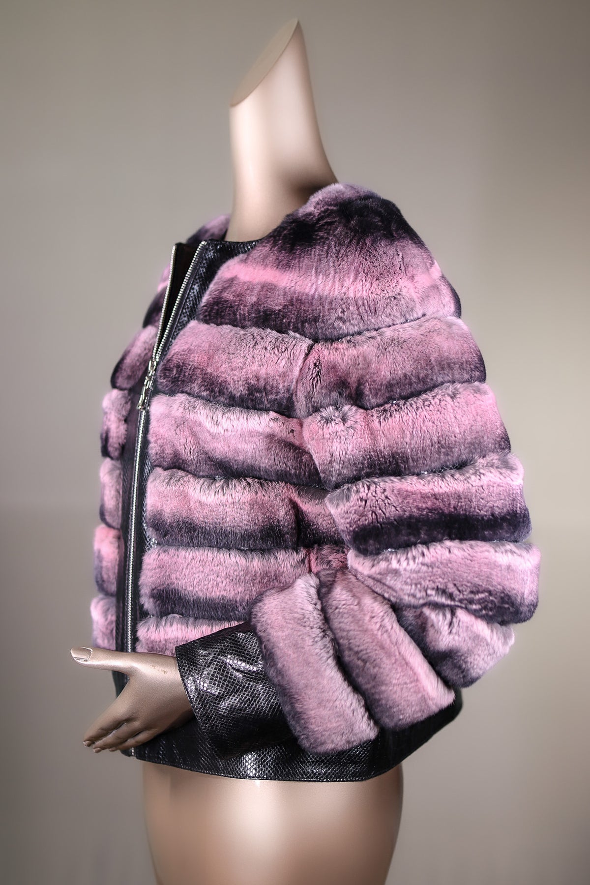 Rex Rabbit Bolero Cross-Cut Chinchilla Rex Rabbit Bolero Jacket – Alaska Fur Gallery, Inc.