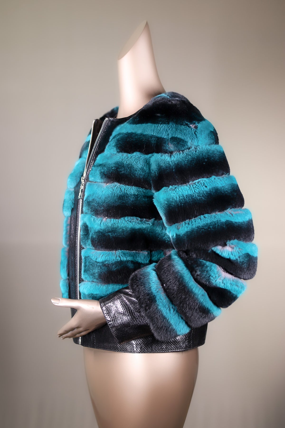 Rex Rabbit Bolero Cross-Cut Chinchilla Rex Rabbit Bolero Jacket – Alaska Fur Gallery, Inc.