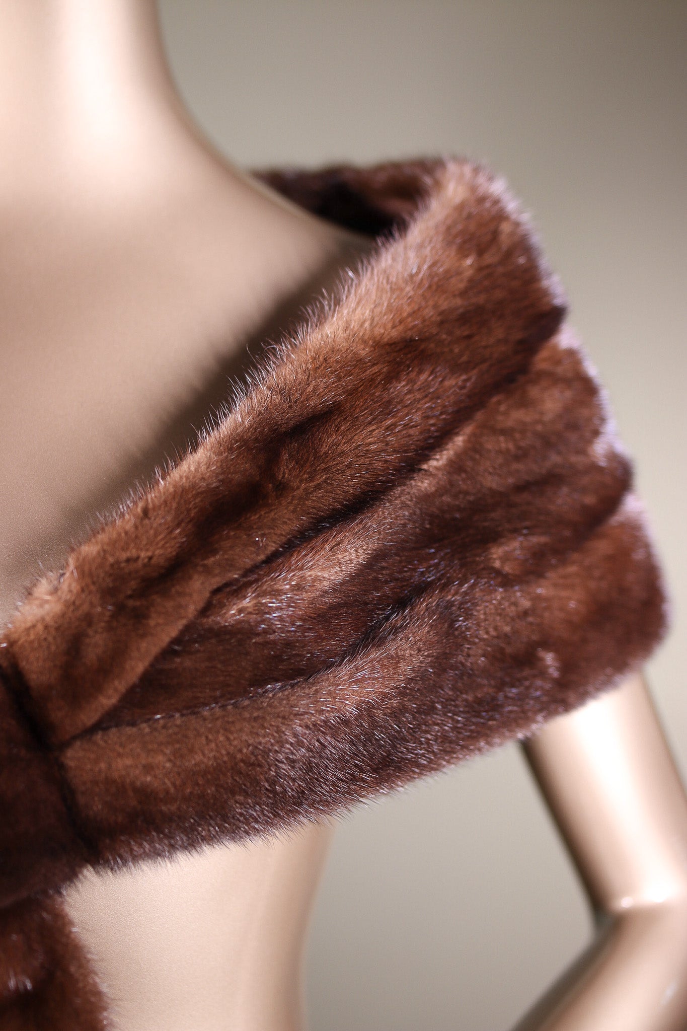 Full-Skin Mink Pull-Through Stole