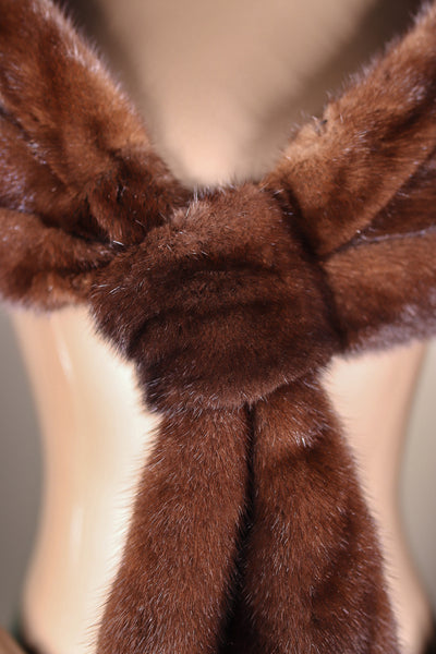 Full-Skin Mink Pull-Through Stole