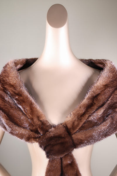 Full-Skin Mink Pull-Through Stole