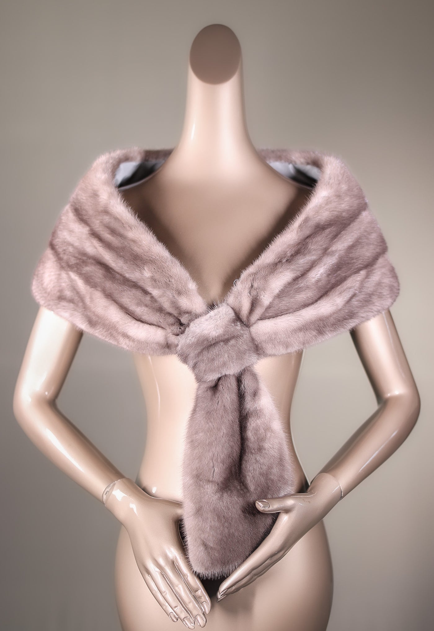 Full-Skin Mink Pull-Through Stole