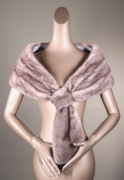 Full-Skin Mink Pull-Through Stole