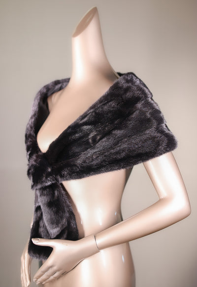 Full-Skin Mink Pull-Through Stole
