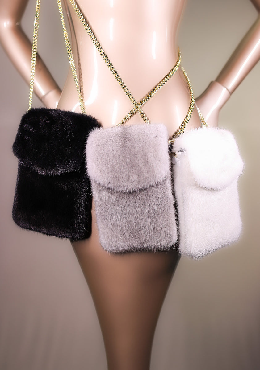 Rabbit Fur Bikini Set