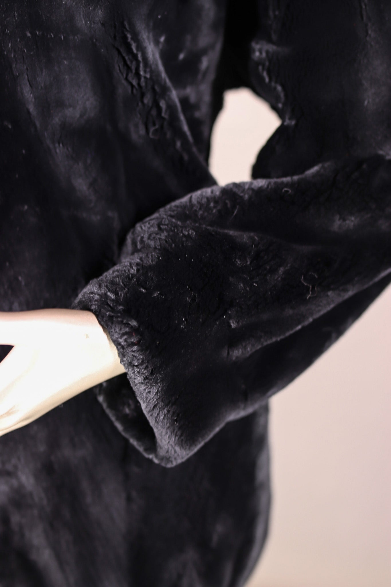 Full-Skin Sheared Beaver Bomber with Fox Trimmed Hood