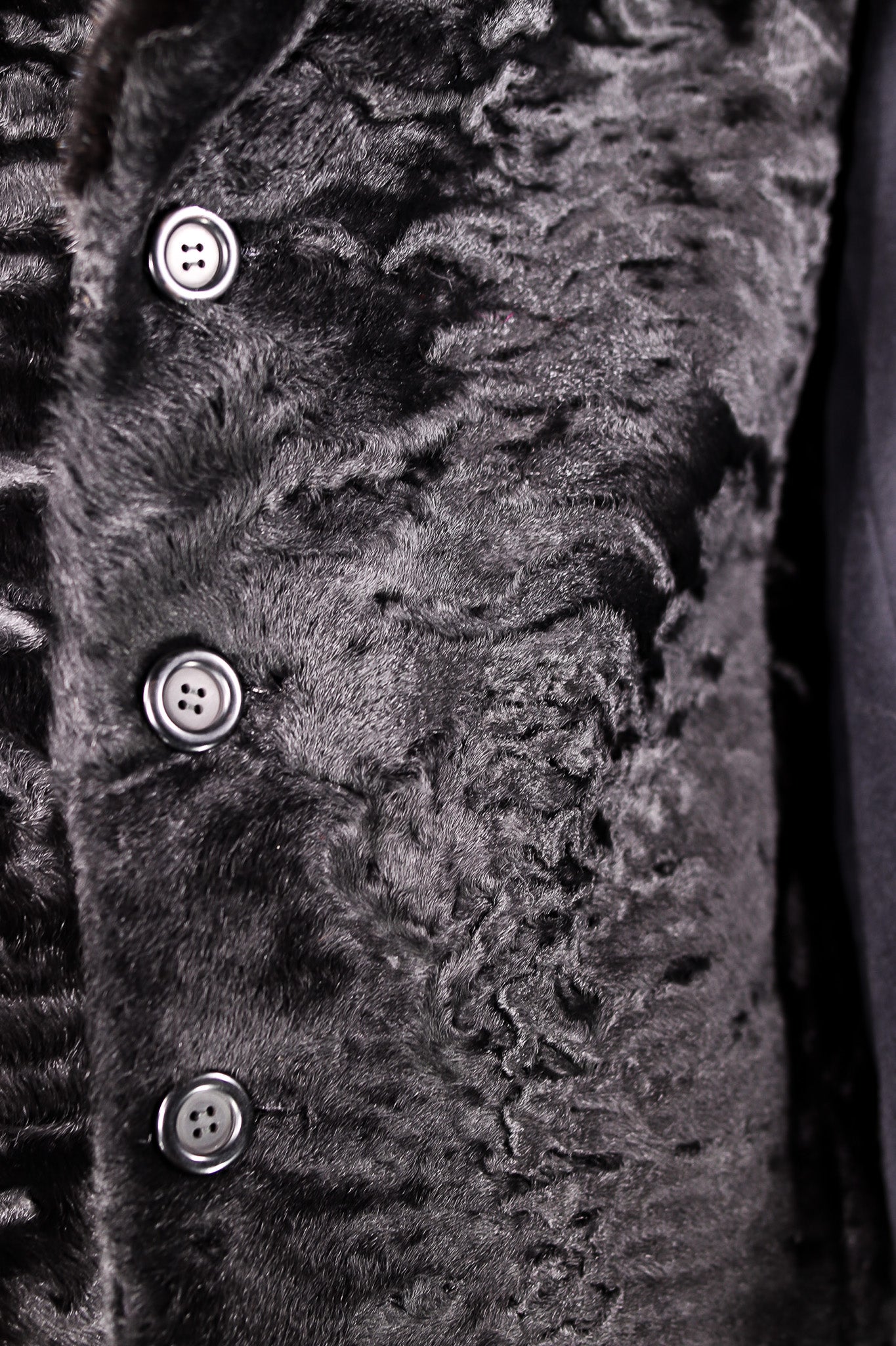 Italian Wool Overcoat with Swakara Lamb Panels