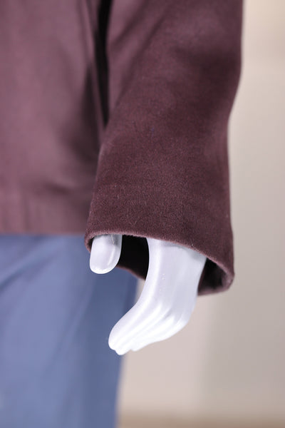 Woven Wool Jacket with Sheepskin Liner