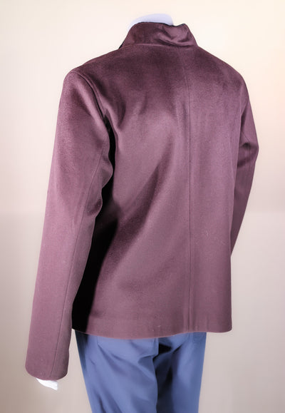 Woven Wool Jacket with Sheepskin Liner