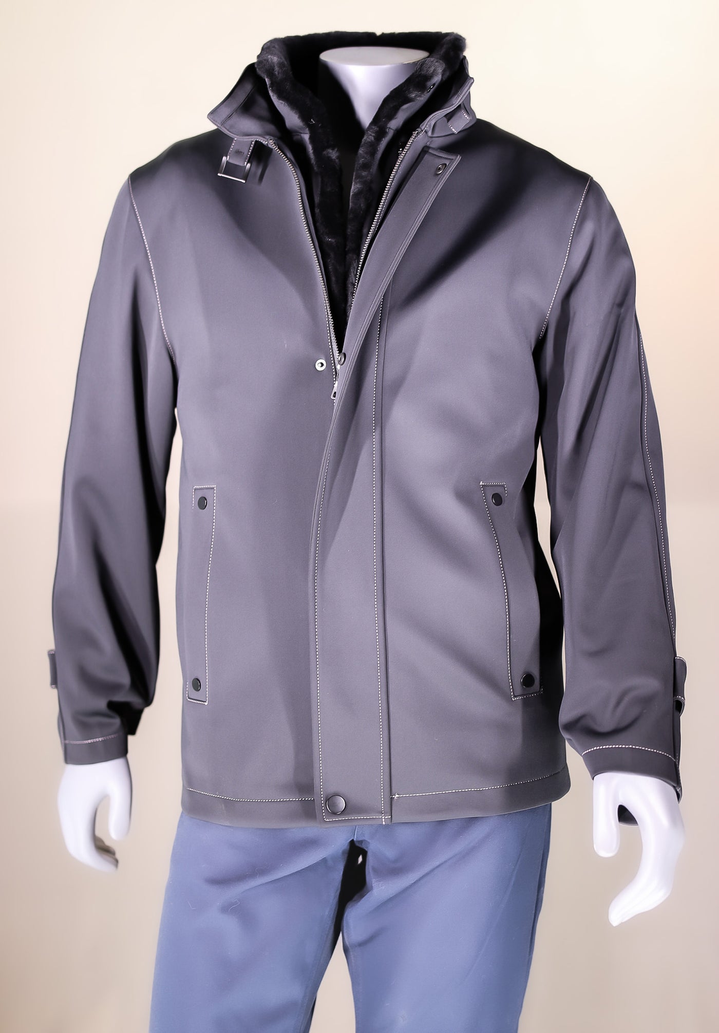 Neoprim Outerwear Jacket with Removable Sheepskin Vest