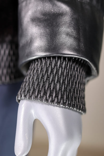 Full-Skin Mink Bomber with Italian Lamb