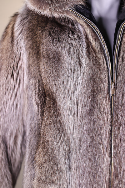 Full-Skin American Raccoon Parka