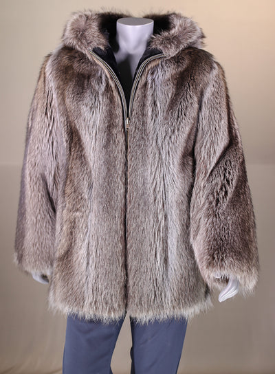 Full-Skin American Raccoon Parka