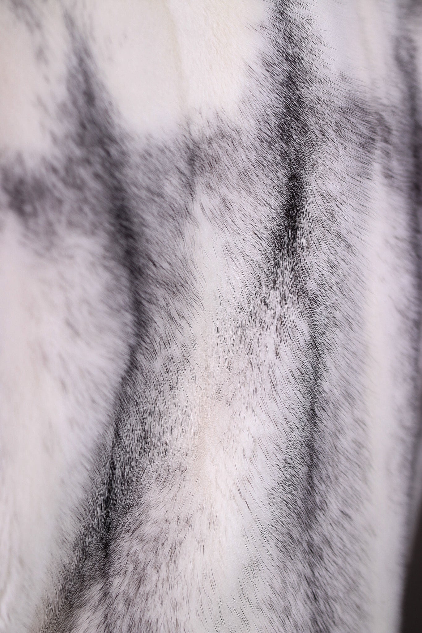 Full-Skin Black Cross Mink Hooded Jacket