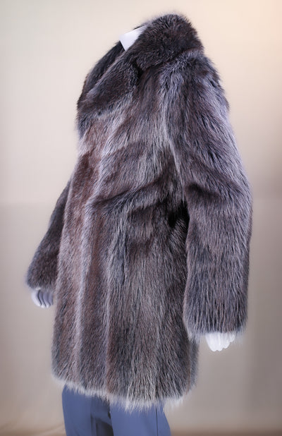 Dyed American Raccoon Stroller