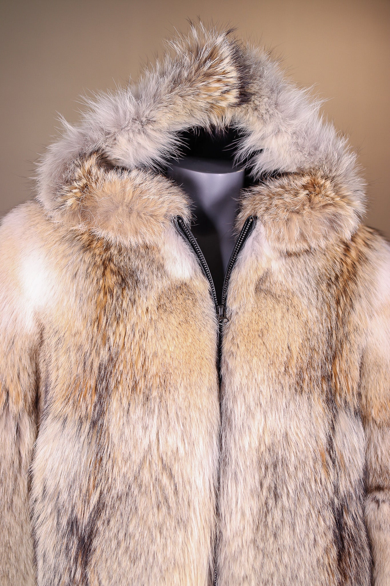 Full-Skin Coyote Parka