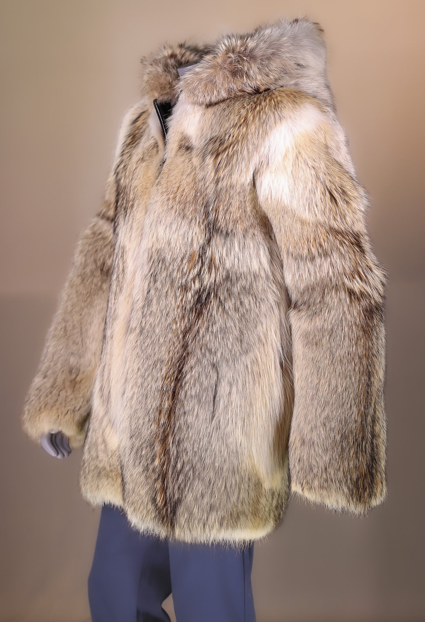 Full-Skin Coyote Parka