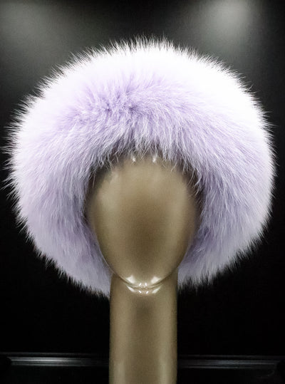 Lilac Fox Headband with Velcro
