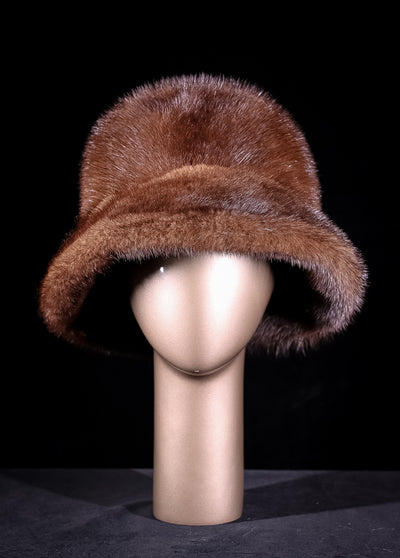 Assorted Full-Skin Mink Bucket Hat
