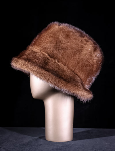 Assorted Full-Skin Mink Bucket Hat