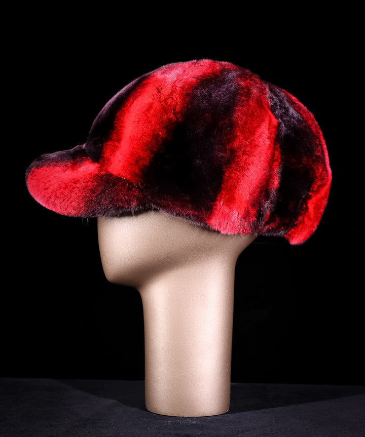 Assorted Chinchilla Rex Rabbit Baseball Hat – Alaska Fur  display picture 2