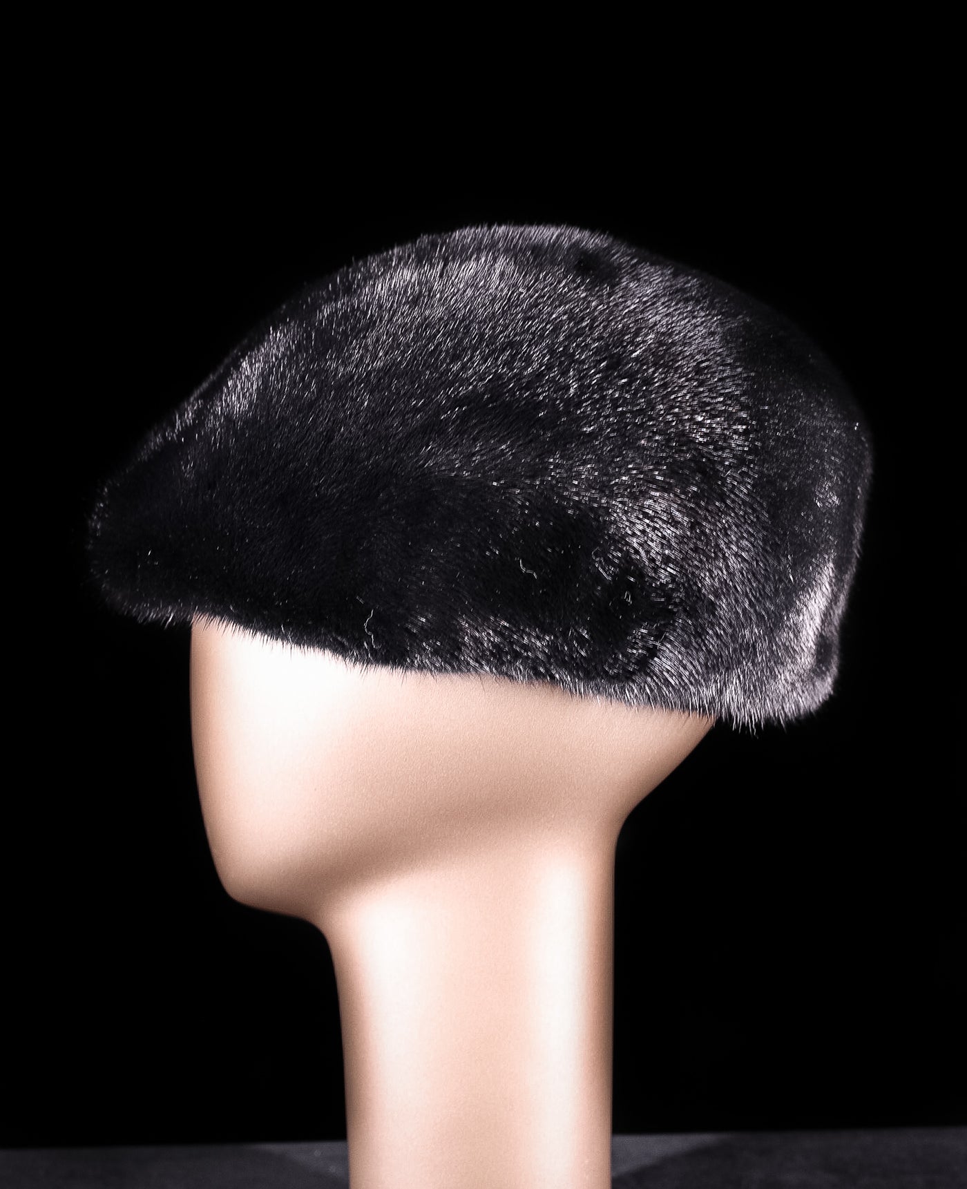 Full-Skin Mink Kepe Scottish Hat