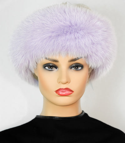 Lilac Fox Headband with Velcro